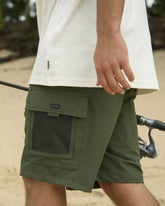 Surftrek Cargo Hybrid Shorts - Dark Military | Billabong Men