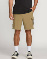 Surftrek Cargo Hybrid Shorts - Gravel | Billabong Men