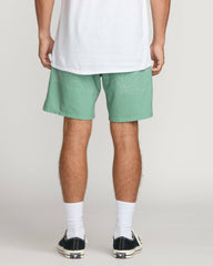 Surftrek Transit Elastic 17" Hybrid Shorts - Mist Green | Billabong Men