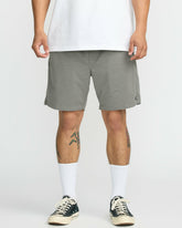 Surftrek Transit Elastic 17" Hybrid Shorts - Pewter | Billabong Men