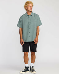 Surftrek Transit Short Sleeve Shirt - Sea Blue | Billabong Men