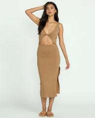 Take A Look Reversible Dress - Rose Brown | Billabong Women