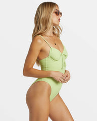 Tanlines Ella One Piece Swimsuit - Lime Zest | Billabong Women
