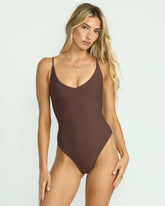Tanlines Strappy One-Piece Swimsuit - Kona | Billabong Women