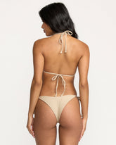Tanlines Tie Side Tanga Bikini Bottom - Cobblestone | Billabong Women