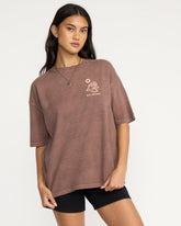 The Great Waves T-Shirt - Espresso | Billabong Women