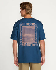 The Hunt Regular Tee - Deep Blue | Billabong Men