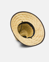 Tides Patch Straw Hat - Black Multi | Billabong Men