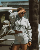 Triple Palms Dolphin Shorts - Heather Grey | Billabong Women