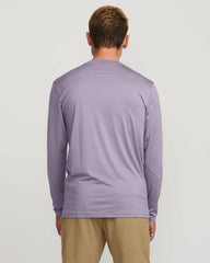 Unity Loose Fit Long Sleeve Surf Tee - Light Purple | Billabong Men