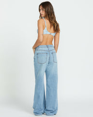 Washed By The Sun Denim Pants - Cali Blue | Billabong Women