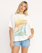 Where Suns Collide T-Shirt - Salt Crystal | Billabong Women