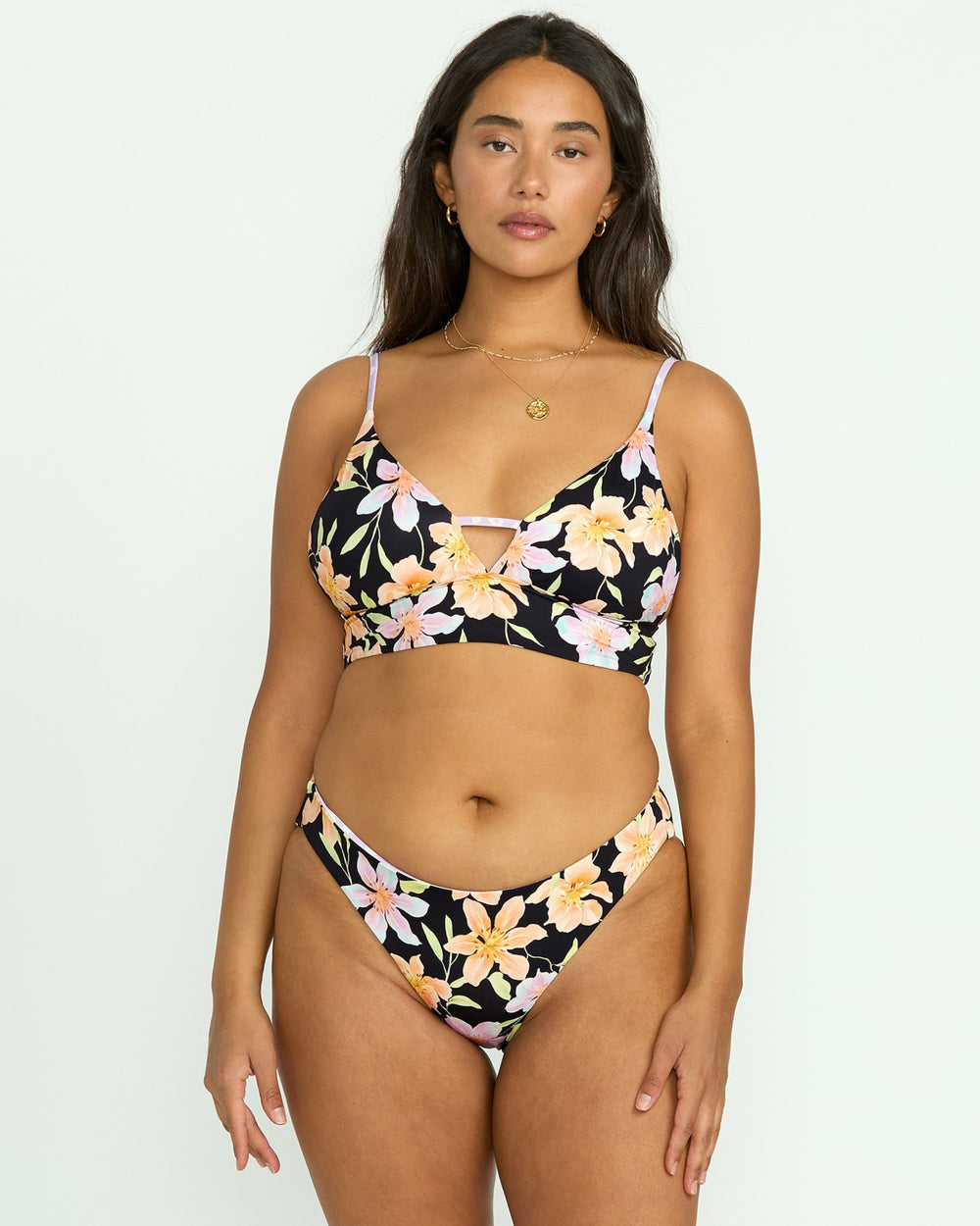 Twin Sol Reversible V Neck Cami Bikini Top - Multi | Billabong Women