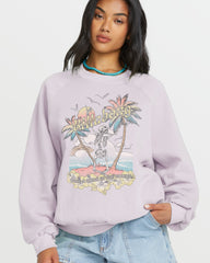 The Waves Crew Sweatshirt - Amethyst Smoke | Billabong Women