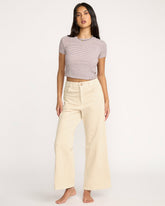 Free Fall High-Waist Cord Pants - Whitecap | Billabong Women