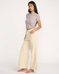 Free Fall High-Waist Cord Pants - Whitecap | Billabong Women