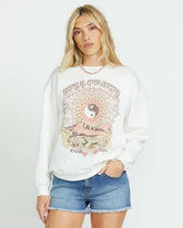 Balanced Out Crew Sweatshirt - Salt Crystal | Billabong Women