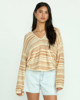 Baja Beach Sweater - Biscuit | Billabong Women