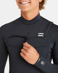 3/2mm Absolute Natural Upcycler GBS Chest Zip Wetsuit - Black | Billabong Men