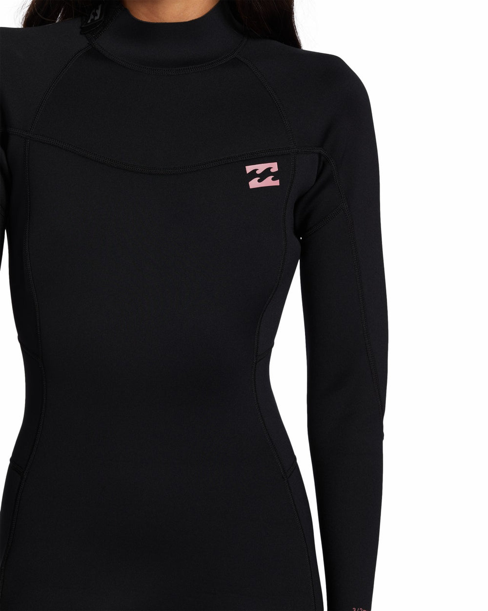 3/2mm Foil Flatlock Back Zip Wetsuit - Black | Billabong Women