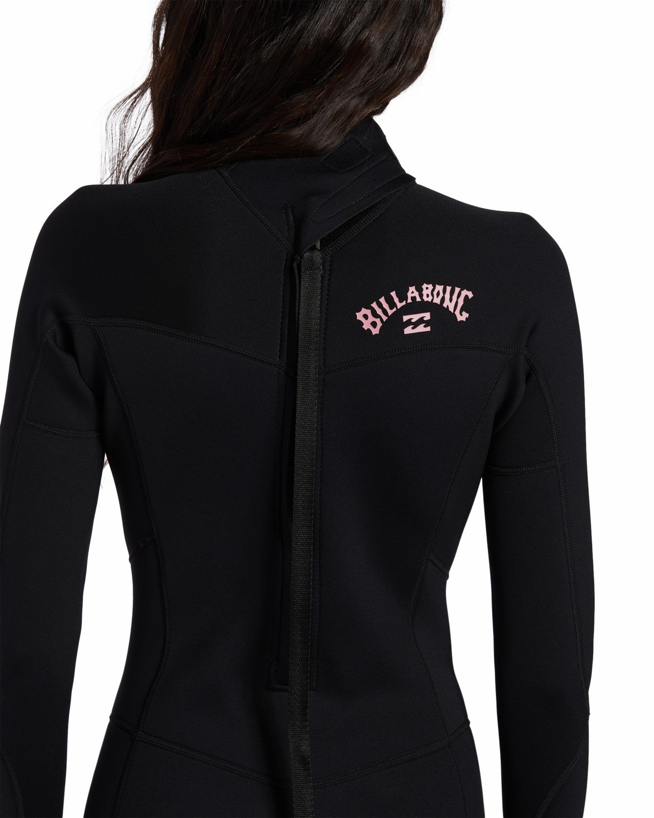 3/2mm Foil Flatlock Back Zip Wetsuit - Black | Billabong Women
