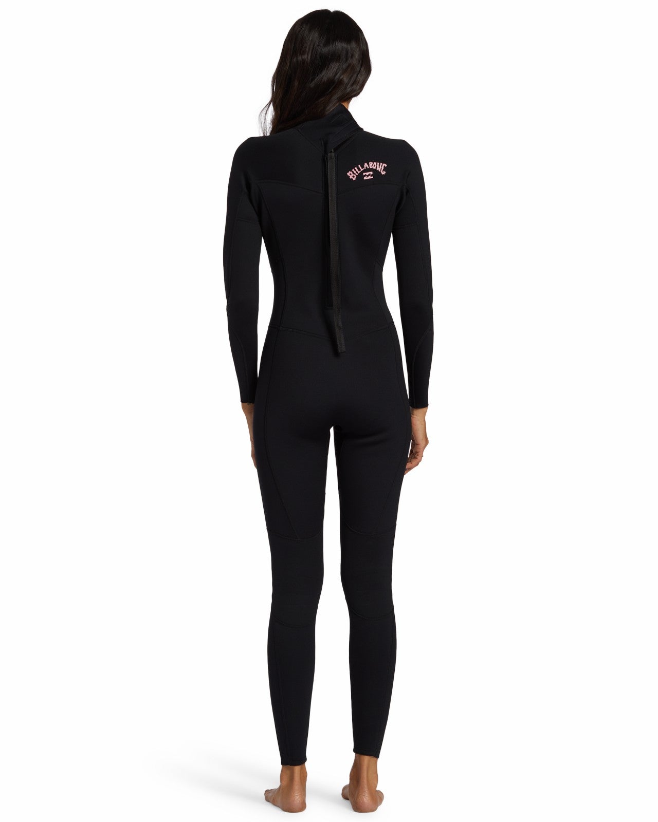 3/2mm Foil Flatlock Back Zip Wetsuit - Black | Billabong Women
