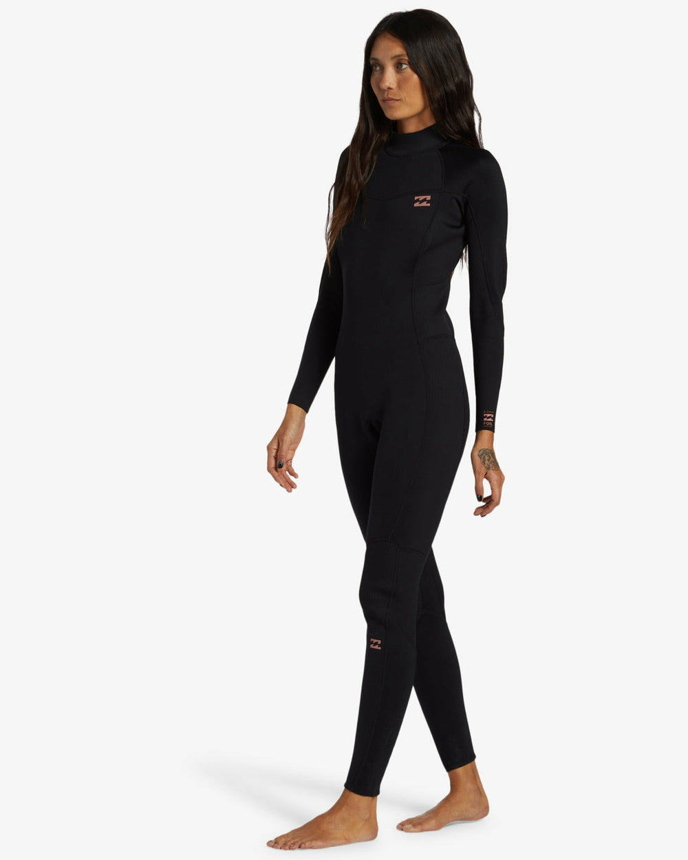 3/2mm Foil GBS Back Zip Wetsuit - Black | Billabong Women