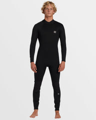 3/2mm Foil GBS Back Zip Wetsuit - Black | Billabong Men