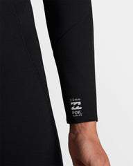 3/2mm Foil GBS Back Zip Wetsuit - Black | Billabong Men