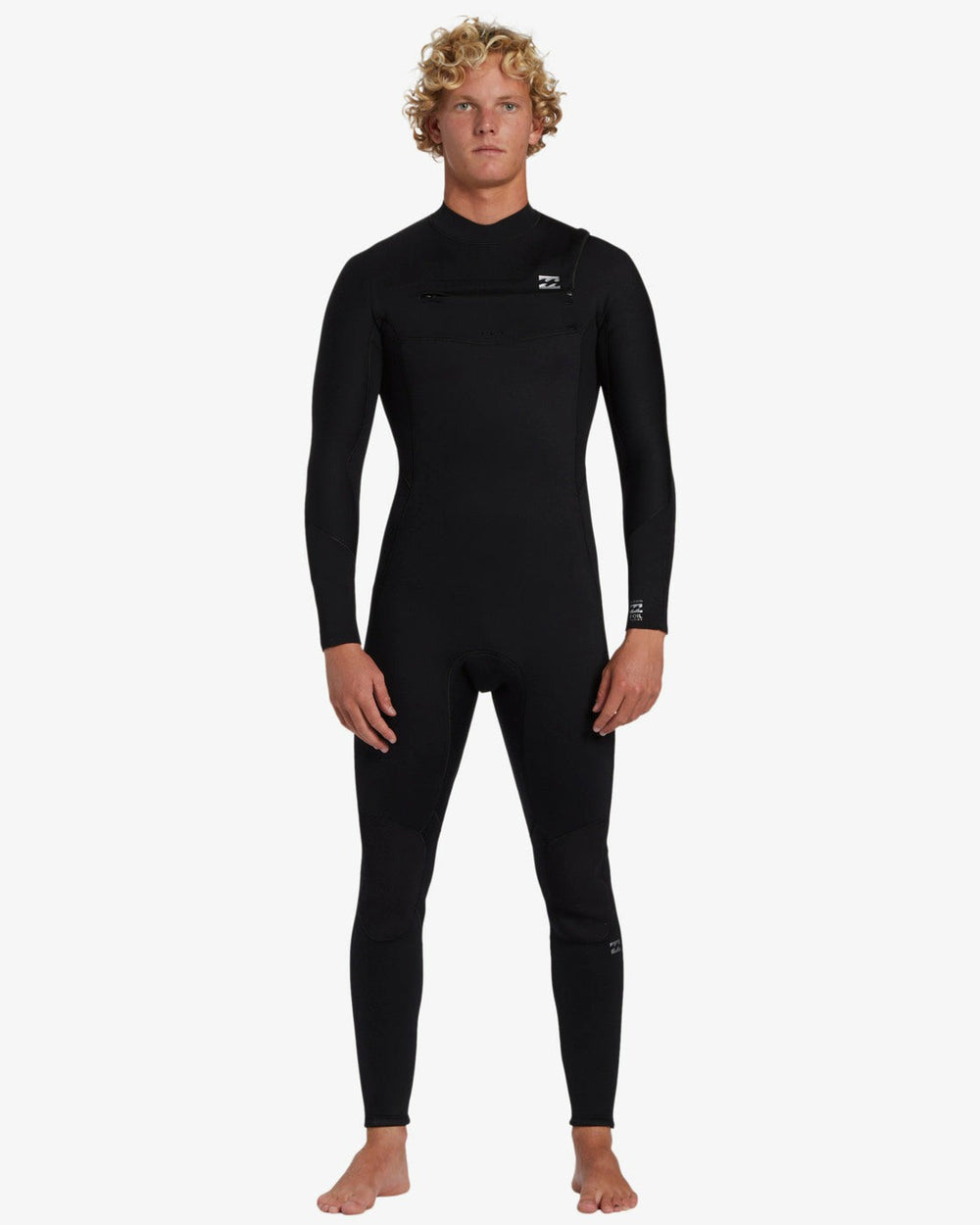 3/2mm Foil GBS Chest Zip Wetsuit - Black | Billabong Men
