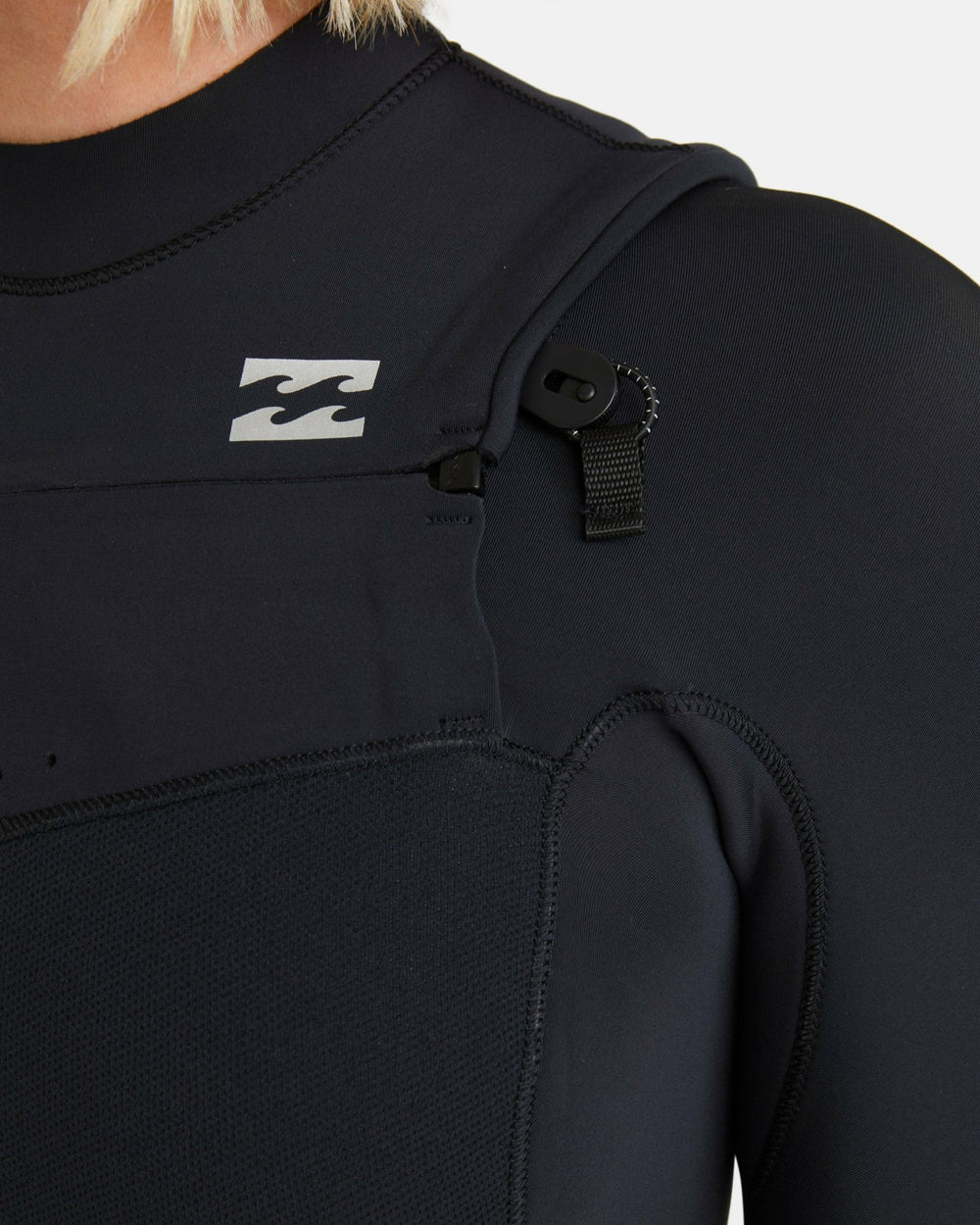 3/2mm Furnace Natural GBS Chest Zip Fullsuit - Black Tiki | Billabong Women