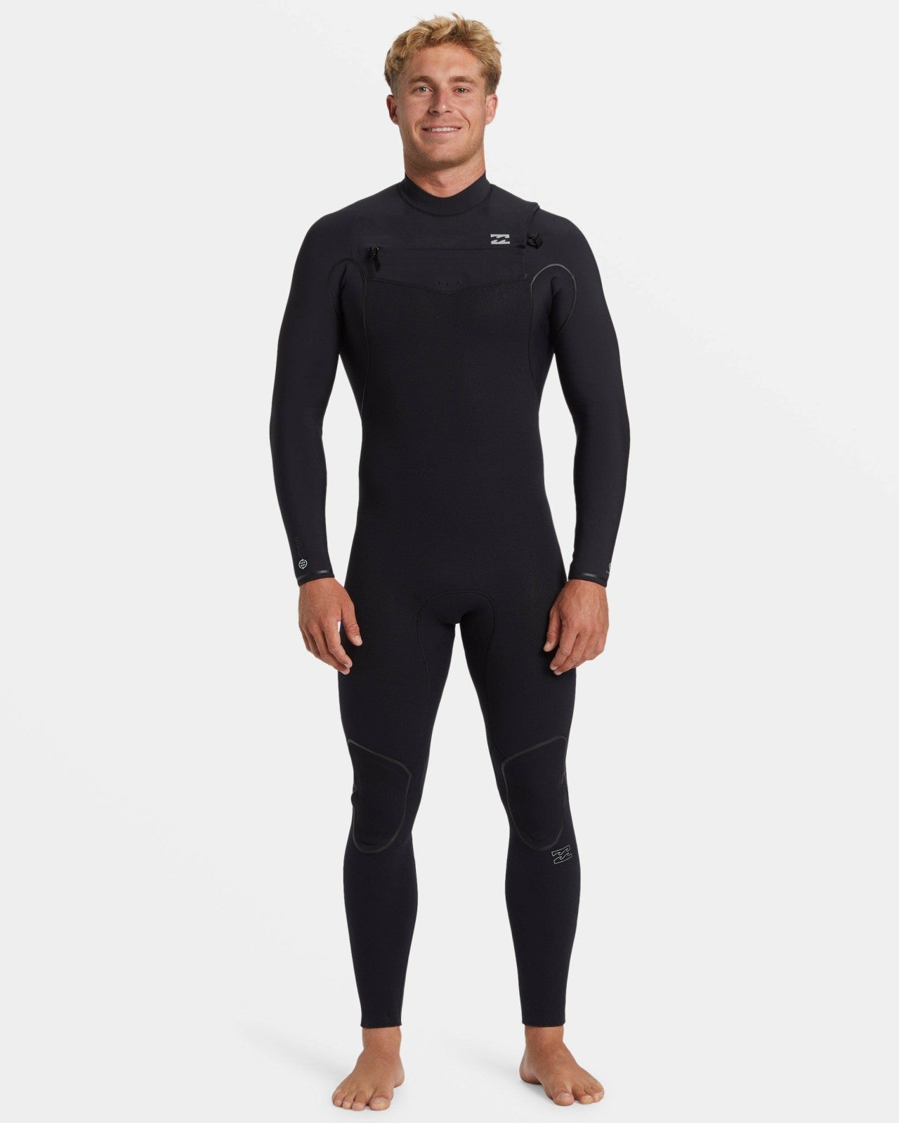 3/2mm Furnace Natural Upcycler GBS Chest Zip Wetsuit - Black | Billabong Men