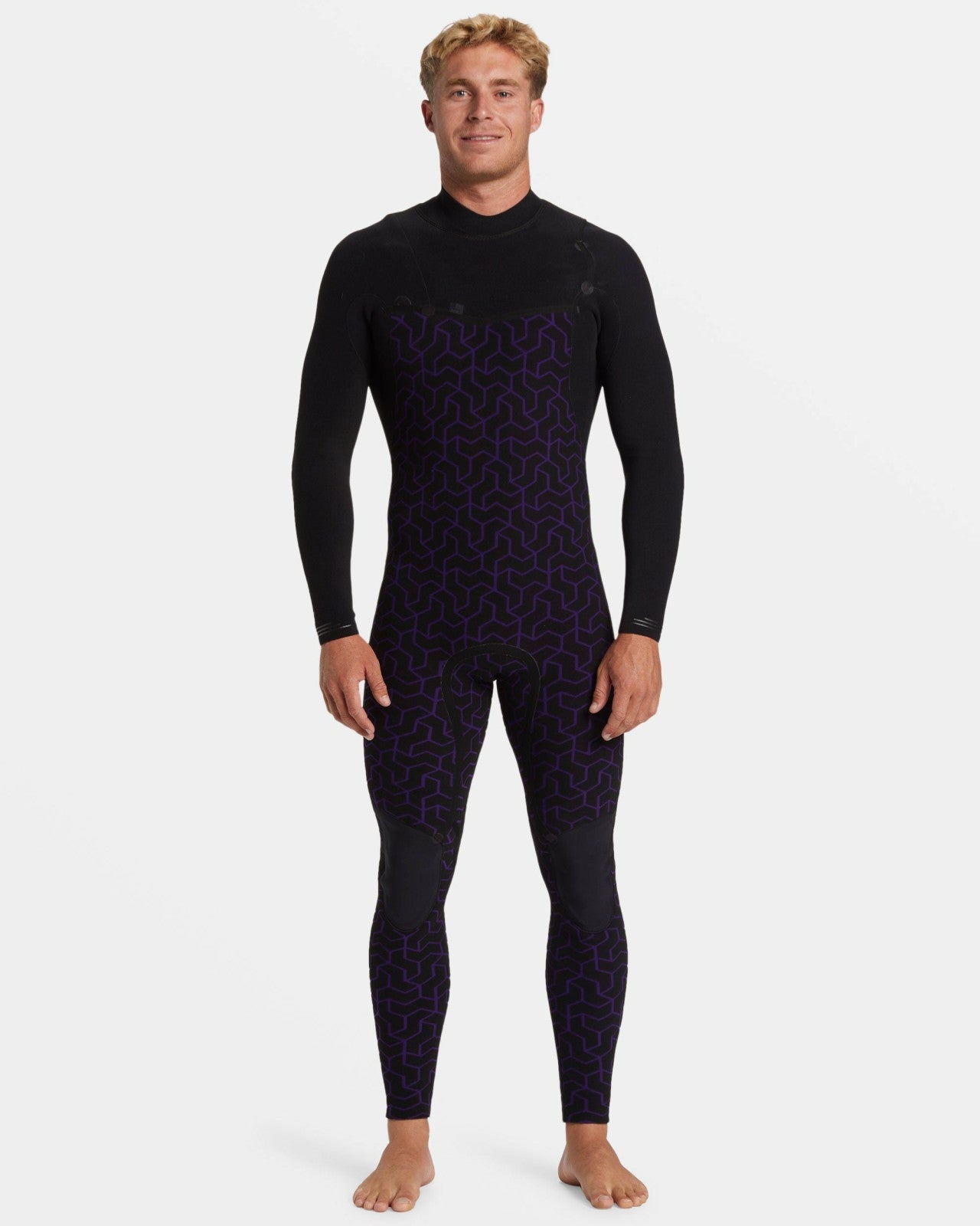 3/2mm Furnace Natural Upcycler GBS Chest Zip Wetsuit - Black | Billabong Men
