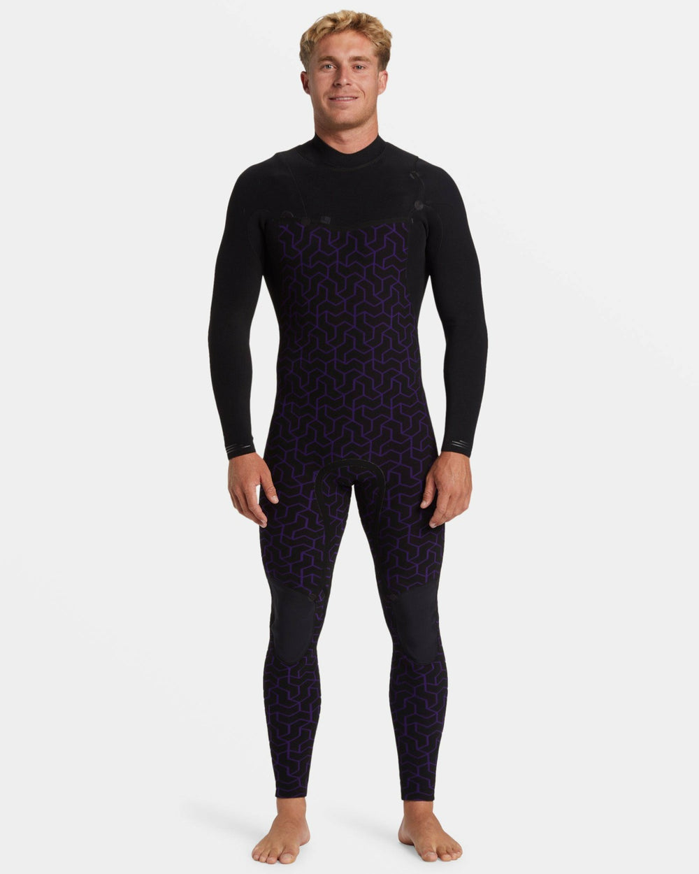 3/2mm Furnace Natural Upcycler GBS Chest Zip Wetsuit - Black | Billabong Men