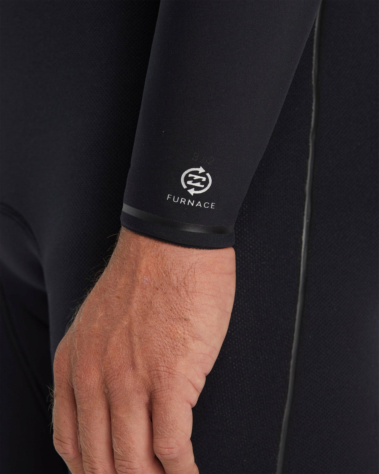 3/2mm Furnace Natural Upcycler GBS Chest Zip Wetsuit - Black | Billabong Men