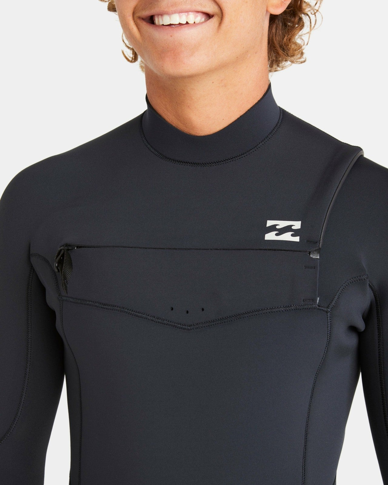 4/3mm Absolute Natural Upcycler GBS Chest Zip Wetsuit - Black | Billabong Men
