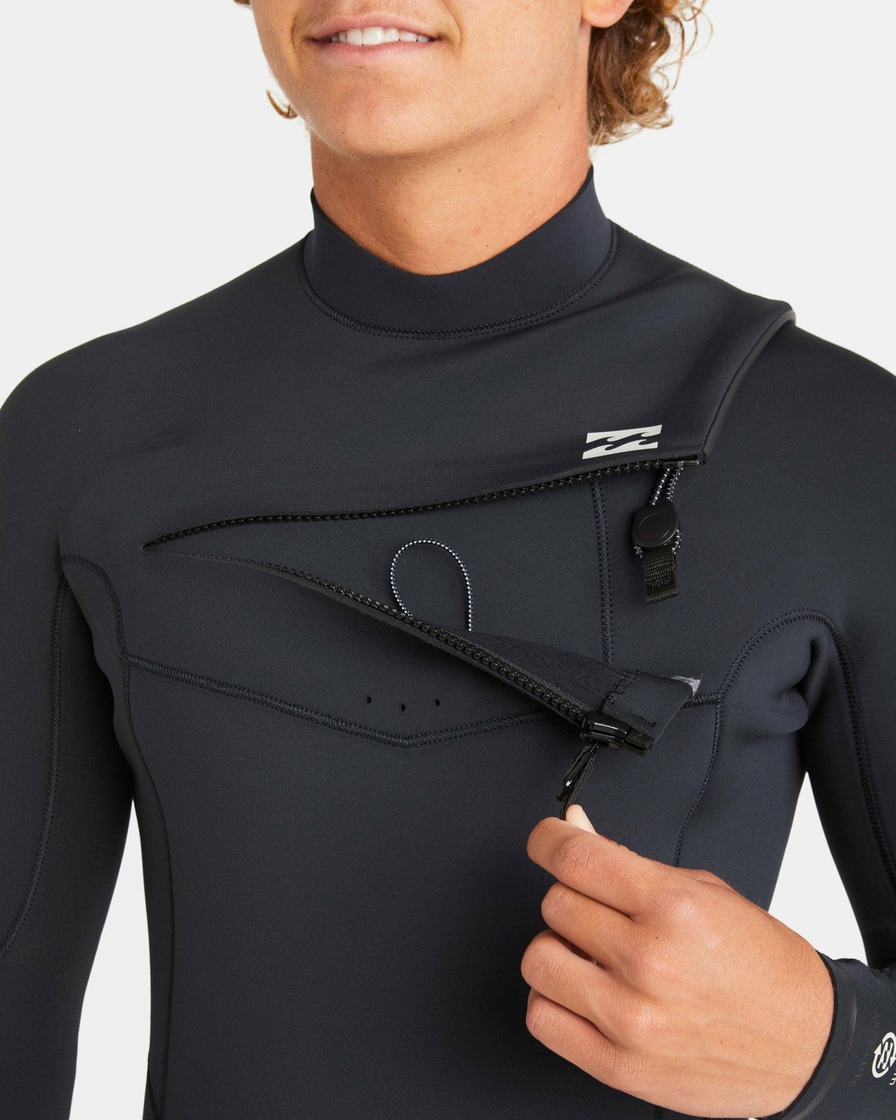 4/3mm Absolute Natural Upcycler GBS Chest Zip Wetsuit - Black | Billabong Men