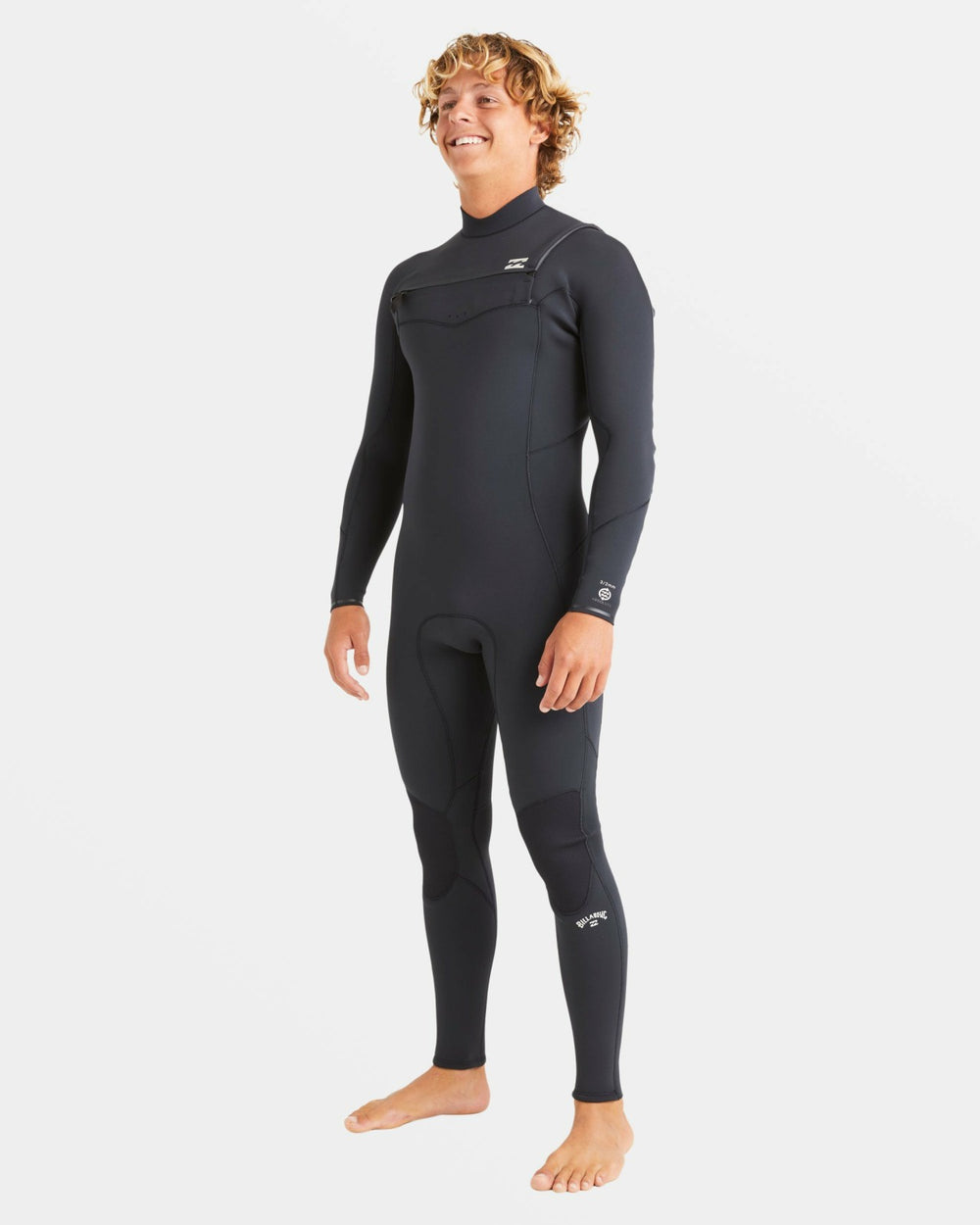 4/3mm Absolute Natural Upcycler GBS Chest Zip Wetsuit - Black | Billabong Men