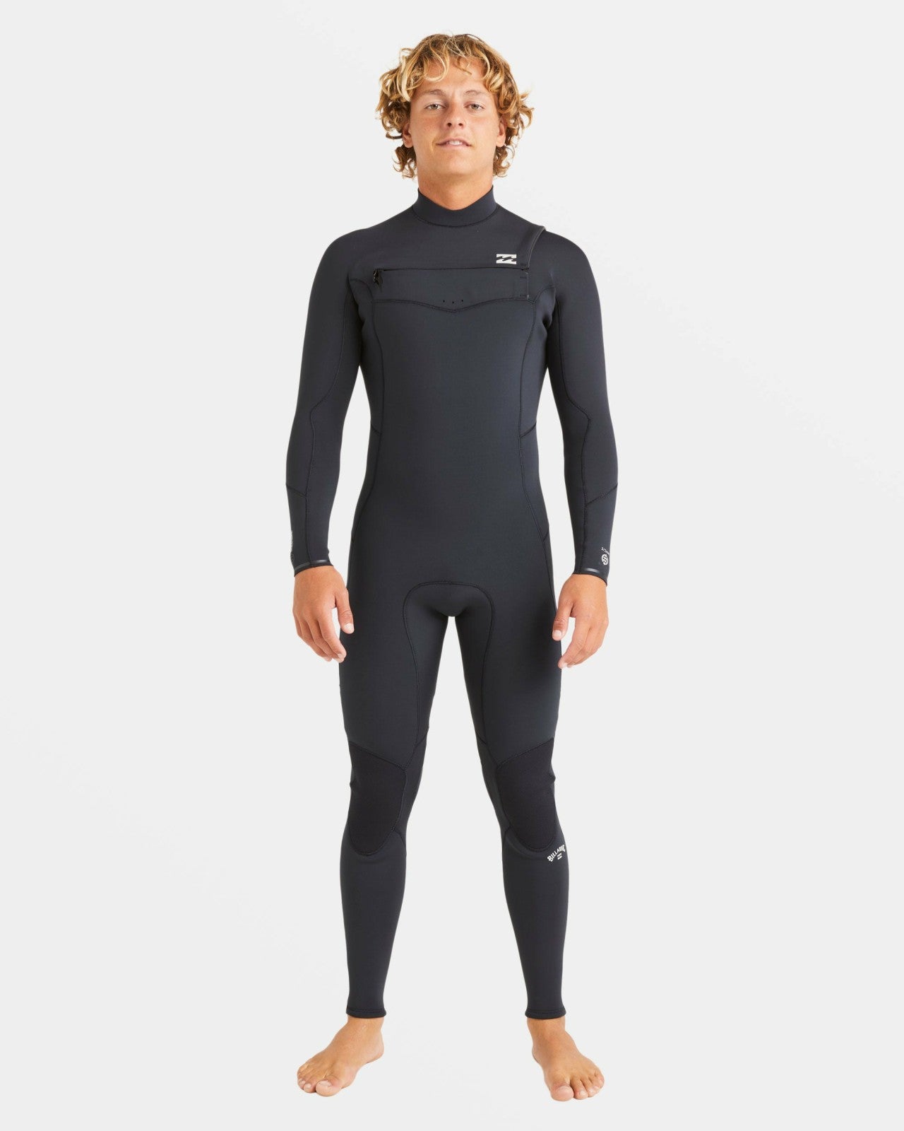 4/3mm Absolute Natural Upcycler GBS Chest Zip Wetsuit - Black | Billabong Men