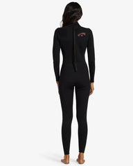 4/3mm Foil GBS Back Zip Wetsuit - Black | Billabong Women