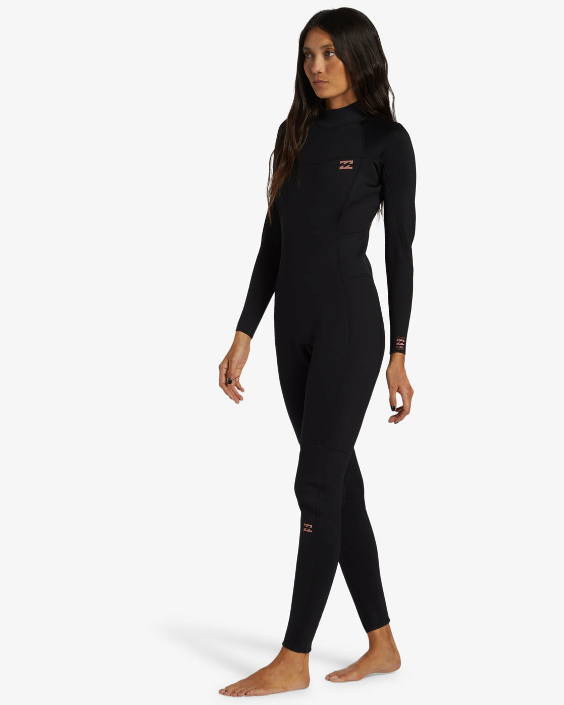 4/3mm Foil GBS Back Zip Wetsuit - Black | Billabong Women