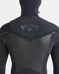 5/4mm Absolute Natural+ Upcycler Welded Chest Zip Hooded Wetsuit - Bla | Billabong Men