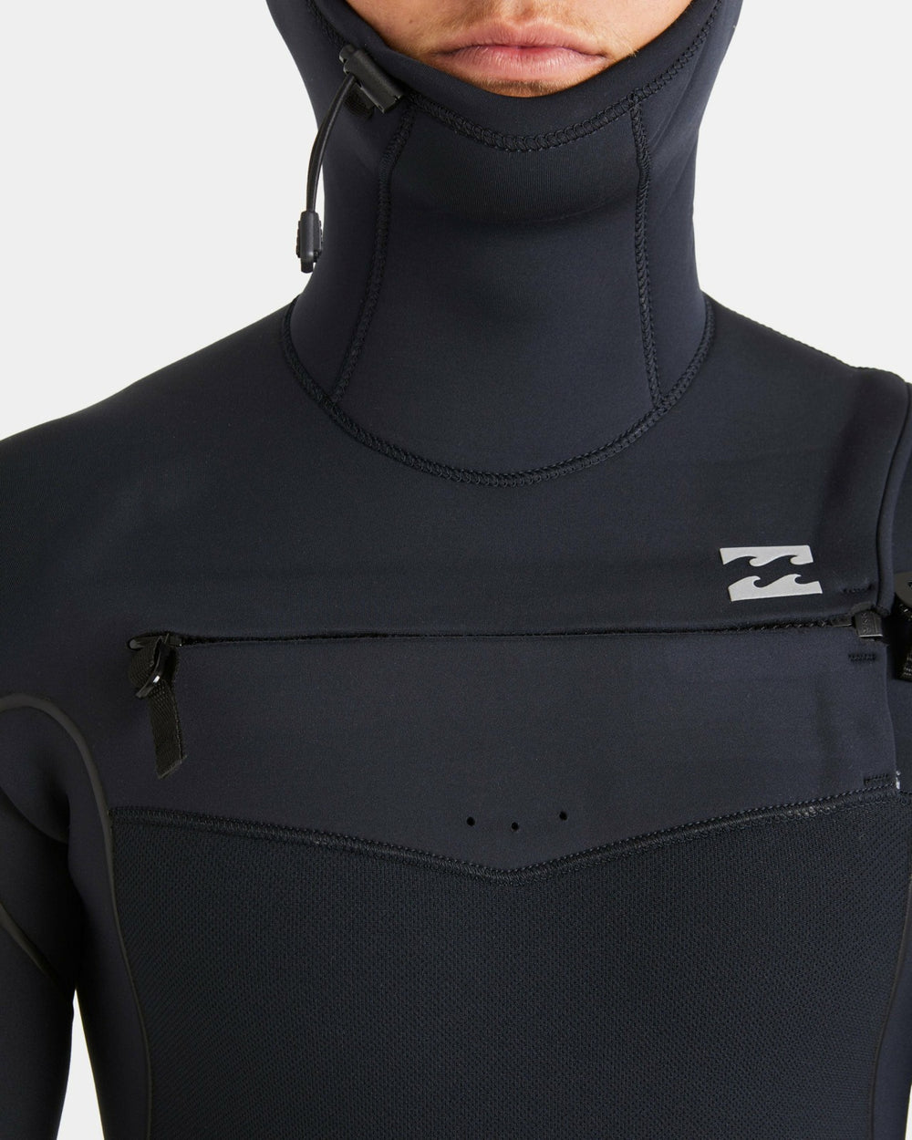 6/5mm Furnace Natural Upcycler Welded Chest Zip Wetsuit - Black | Billabong Men