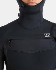6/5mm Furnace Natural Upcycler Welded Chest Zip Wetsuit - Black | Billabong Men