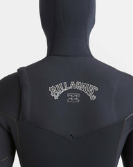 6/5mm Furnace Natural Upcycler Welded Chest Zip Wetsuit - Black | Billabong Men