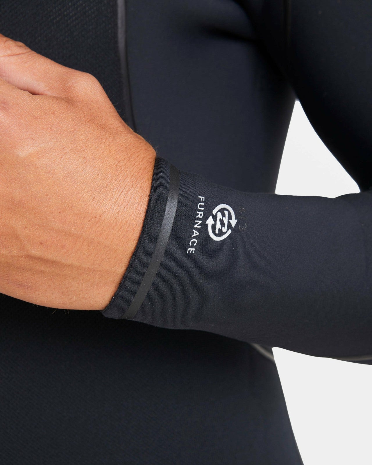 6/5mm Furnace Natural Upcycler Welded Chest Zip Wetsuit - Black | Billabong Men