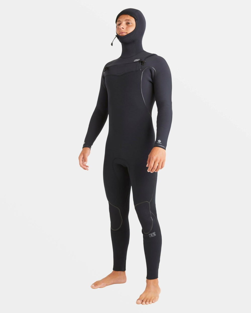 6/5mm Furnace Natural Upcycler Welded Chest Zip Wetsuit - Black | Billabong Men