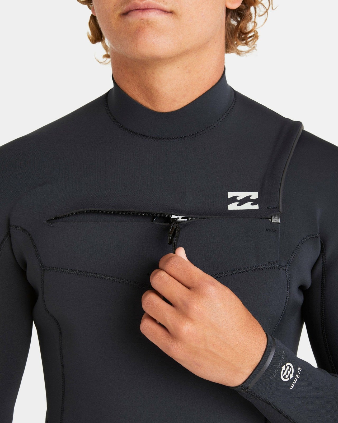 2/2mm Absolute Natural Upcycler GBS Chest Zip Long Sleeve Springsuit - | Billabong Men