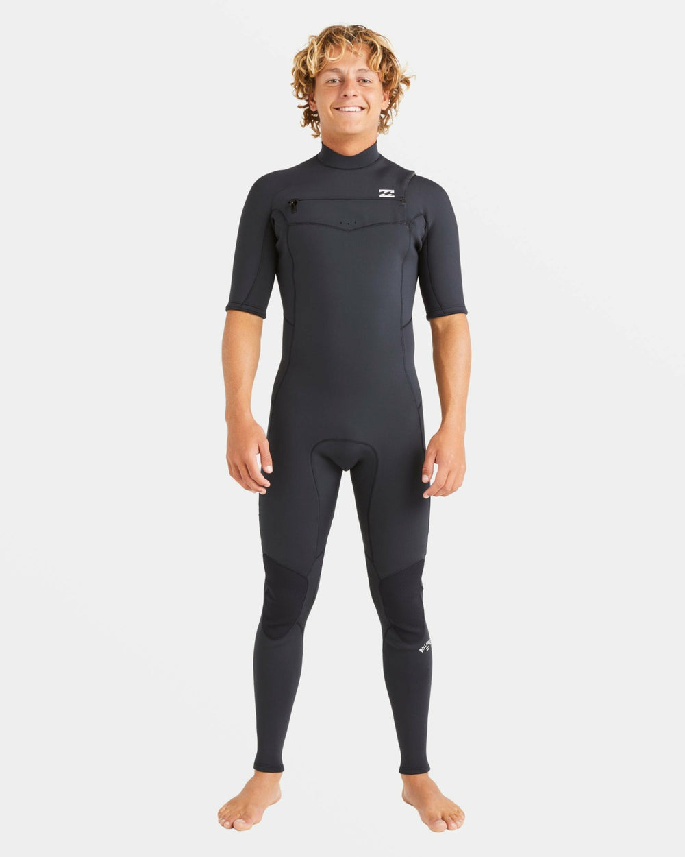 2/2mm Absolute Natural Upcycler GBS Chest Zip Wetsuit - Black | Billabong Men