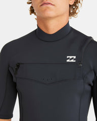 2/2mm Absolute Natural Upcycler GBS Chest Zip Wetsuit - Black | Billabong Men